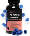 Legion stvoření Monohydrát Žvýkačky - Čisté žvýkací stvoření dodatek pro sílu, vytrvalost a svalovou obnovu - 30 Sour Blue Raspberry Flavor Service - Žádné umělé příchutě nebo sladkosti