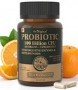 Probiotika s prebiotikou pro muže a ženy - 35 Strains Probiotika 100 miliard CFU pro Gut & Digestive Health, Vegan Acidophilus Probiotic Supplement, Non- GMO Raw Probiotic 60 Kapsle