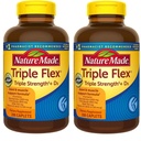 Nature Made TripleFlex, Glucosamine Chondroitin a MSM - 2 Lahve, 200 Caplet Každý, 400 Caplet Celkem