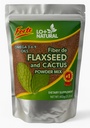 Linaza con Nopal Forte - 8 oz - 100% přírodní flaxseed & Nopal Cactus Powder - Fiber- Rich Digestive Supplementary - Ground Blend Dieter Supplement - Vegan & Non- GMO