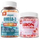 Vegan Iron Gummies dodatek Vegan Omega3 Gummies 1280mg