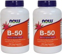 Foods, B- 50, 250 Veg Kapsle (balení po 2)
