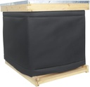 Bee Hive Wrap, Winter Hives Beekeeping Supplies fit 1 hluboké podpatky s 1 střední úl box, zimní ochranný kryt 600D Oxford izolated cover, lehké, opakovaně použitelné (81 "x15.7")
