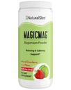 NaturalSlim Magicmag Čistá hořčík Citrát Powder - Stres, Zácpa, Muscle, Heart Health, and Sleep Support Appropriate 124; Přírodní jahoda & Lime ochucený hořčík dodatek - 8oz Drink Mix (Solo)