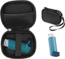 CaseSack Asthma Inhaler Holder případ, Kompaktní a Sturdy případ pro Handy Inhaler pro dospělé a děti, s Pokoje pro pilulky a jiné Essentials (Black)
