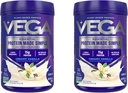 Vega protein vyrobený jednoduchý proteinový prášek, Vanilla - Stevia Free, Vegan, Plant based, Zdravý, Gluten Free, Pea protein pro ženy a muže, 9.2 oz (Balení května Vary) (balení po 2)