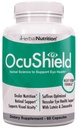 OcuShield Oční zdraví Podpora vitamínů pro zdravé oči, Noční vize se Saffron, Lutein & Zeaxanthin, Oční živiny chránit a stimulovat oční zdraví, Jedna láhev