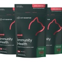 VetriScience Lysine Imunity Health Chews, 250 mg Lysinum Plus Imunitní doplněk pro kočky a koťata s alergie, Nosní a vodnaté oči, kuře, 3 Pack