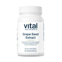 Vital Nutrients Grape Seed Extract 100mg CLAS124; Potenciální antioxidant a podpora pro cirkulaci, kapilární, a Vein zdraví CLAS124; Gluten, mlékárna, Soy Free CLAS124; Non- GMO CLAS124; 90 Kapsle