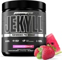 PROFUPS Dr. Jekyll Performance Pre Workout Powder - Low- Stimulant Preworking Podporuje svalový zisk, Focus & Energy - Caffeine- Free Gym & Fitness doplňky (Jahodový meloun, 30 Služeb)
