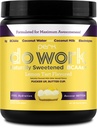 Perk Do Work BCAA + Hydration Electrolytes Powder (Přirozeně slazený citrónový koláč ochucený, 20 Služeb) - s kokosovou vodou a kokosové mléko