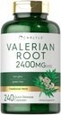Carlyle Valerian Root Capsules 2400mg CLAS124; 240 Count CLAS124; Herb Extract Appendix CLAS124; Non- GMO, gluten zdarma