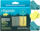 Cliganic Mosquito Repelent Refill Pack (6 pelet) pro Cliganic náramky - Natural DEET- Free, Essential Oil Infused