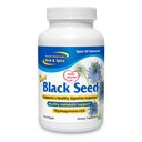 SEVERNÍ AMERICAN HERB & SPICE Black Seed Oil 1000 mg - 90 Počet - Játra, žlučník a střevní funkce - Srdce a stravitelné zdraví - Black Seed Oil, Oregano Oil, Fennel - Non- GMO - 45 Servings