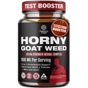 Nadržený kozí plevel pro muže - Extra silný mužský dodatek s Black Maca Root, Tongkat Ali, Saw Palmetto & Panax Ginseng Extract for Stamina & Energy - 180 Kapsle