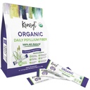 Konsyl Organic Daily Psylium Fiber Stick Packs - On-The- The- Fiber dodatek Powder - Pohodlné, All- Natural Soluble Fiber, gluten- Free & Sugar- Free, Vegan & Keto - 30 Packets