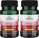 Swanson Resveratrol 100 100 miligramů 30 tobolek (2 balení)