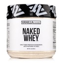 NAKED Vanilla syrovátka protein 1Lb, Pouze 3 ingredience, Všechny přírodní tráva Fed syrovátkové bílkoviny prášek + Vanilla + kokosové cukří- GMO- zdarma, Soy zdarma, gluten zdarma. Pomoc růst svalů, 12 Služeb