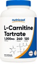 Nutricost L- Carnitin Tartate 1 000 mg, 240 tobolek - 500 mg per tobolka, 120 porcí