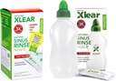 Xlear Natural Xylitol Sinus Rinse Refill, Neti Pot Saline Packets - Čistič nosu pro rychlé tlaky a zácpy, pracuje s nejvíce Nasal zavlažovací systémy, 50 Počet a 1 Rinse láhev
