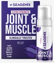 Extra síla Svalovina + Joint Foam - hořčík 124; Boswellia Svalovina 124; Arnica Svalovina 124; Vzorec - Spojovací a svalová úleva - Ease Inflamed Joints and Muscles - All Natural - Joints + Muscle Relief