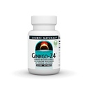 Zdroj Naturals Ginkgo-24 - Ginkgo Biloba Extract 120 mg Podporuje duševní ostrost - 60 tablet