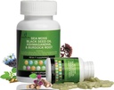 Mořské kapsle - 60 Kapsle Seamoss Black Seed Oil Ashwagandha Burdock Kořenový dodatek, Irský Moss Moss dodatek s vitaminem C D3 Manuka & Pampeliška, Multi Minerály Dodatek