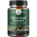 Potent Olive Leaf Extract Kapsle - Vysoce silný antioxidant dodatek s čistým olivovým listem s 20% Oleuropein - Bylinný srdeční doplněk - Vegan Non- GMO & gluten zdarma (1 měsíc dodávky)