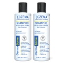 Dermasolve Eczema Relief Shampoo - Flare Control Skalp & Plandruff Free Terapie, která chrání, hydratuje a opravuje pleť pro děti a dospělé - Steroid zdarma (2-Pack)