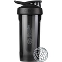 BlenderBottle Strada Tritan Shaker Bottle with Locking Lid, 28- Ounce, Black