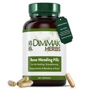 Dimmak Byliny Kostní frézy Pills - Rapid Fracture & Broken Bone Healing Supplement- Advanced TCM Formule s Drynaria - Stress Fracture & Osteoblast Support- Organic, Vegan- 500mg 100 Kapsle