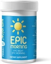 Epické ráno - Jaterní detox a opravy dodatek s DHM, Mléčné thistle, Vitamin C, B1, B2 & Granátová jablka - Přírodní Granátová jablka & Peach Flavor - 20 Žvýkací tablety pro podporu jater a ranní zotavení