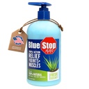 Blue Stop Max Masáž Gel pro tělo Aches, 16 oz Pump láhev; 3 v 1 Usnadňuje tělo Aches, podporuje klouby a nurishes kůže
