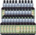 Yarrow (Achillea Millefolium) Glycerite, Organic Sured Flowers Alcohol- Free Liquid Extract (Značka: HerbalTerra, Proudly Made in USA) 30x2 fl.oz (30x60 ml)