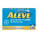 Aleve Caplets, Naproxen Sodná sůl 220 mg (NSAID), Reliever / Horečka Reducer, # 1 Ortopedický chirurg Doporučený, 270 Počet