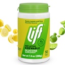 Lift Glucose CLAS124; Fast- acting Glucose Chewable Energy Tablety CLAS124; Lemon & Lime CLAS124; 50 ct Jar (balení po 1)