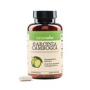 Naturewise Garcinia Cambogia - 60% HCA koncentráční extrakt, přírodní podpora váhových cílů a energetických úrovní - Vegan, Non- GMO, gluten zdarma - 90 Kapsle [1-3 Měsíční dodávky]