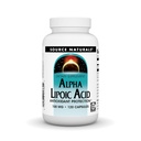 Zdroj Naturals Alpha Lipoic Acid 100 mg Podporuje metabolismus zdravého cukru, funkci jater a generování energie - 120 Kapsle