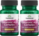 Swanson Hyaluronic Acid Complex 166 mg 60 Caps (2 balení)