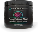 Clarity Prebiotic Blend - Optimalizovat Gut a Mood přes Gut- Brain osa - jeden měsíc dodávky - snadné použití, jeden Scoop směsi s kapalinou nebo jídlem - Vegan, Soy- Free, gluten- Free, Non- GMO