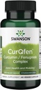 Swanson Controlled Release Curqfen Curcumin / Fenugreek Komplex 60 Veg Kapsle