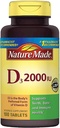 Nature Made Vitamin D3 2000 IU Tablety 100 ea (Balení po 11)