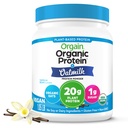 Orgain Organic Vegan Protein Powder + Oat Milk, Vanilla Bean - 20g Plant Based Protein, Gluten Free, No Dairy, Soy or Lactosa Ingredients, Low Sugar, Non- GMO, Kosher, For Shakes & Smoothies - 1.05lb