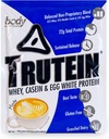 Body Nutrition Trutein High Protein Powder: 45% syrovátka, 45% kasein, 10% Vejce bílá, gluten- Free, Nízký sodík, Tráva Fed syrovátkový prášek, Gym dodatek a snídaně Shake, Mocha, 34g Vzorek