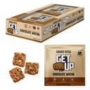 GetUp - Caffeinated Granola Bites - Chocolate Mocha (10 Pack) - 100mg Caffeine Energy Bites - Low Calorie, Gluten- Free, 0 Seed Oils - Pre- Workout Přenosný Snack - Kávová náhražka - Nízký cukr Energy