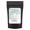 Předepsaný pro život Activated Charcoal Powder, Coconut Shell Charcoal Ultra Fine Husk Food Grade Powder (8 oz)