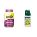 Senokot Dietní dodatek Laxative Gummies, Natural Senna Extract, Gentle & Dulcolax Liquid Laxative, Stimulant Free Laxative for Comfortable Relief, Cherry Flavor, 12 oz.