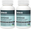 Benecin Defense 1500 mcg stabilizovaný Allicin na kapsli 124; Plus vysoké množství SAC a polyfenolů z černého česneku 124; Výkonná podpora imunitních a srdečních funkcí Vegetariánské čepice (1 počet (balení 180))