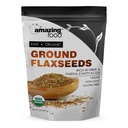 Amazing Food Ground Flaxseed Powder 124; 2 Lbs CLANE124; USDA Certified Organic CLANE124; Vegan CLANE124; Non- GMO CLANE124; Gluten Free CLANE124; Made in USA