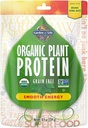 Zahrada životního organického rostlinného proteinu hladký energetický prášek, 10 Služeb - Vegan, Grain Free & gluten zdarma rostlinný protein Shake s Yerba Mate, Vitamin B12, Probiotika & Enzymy, 15g Protein
